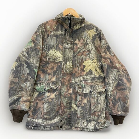 VTG Whitewater Realtree Advantage Camo Bomber Jacket Men's Medium - Picture 9 of 10